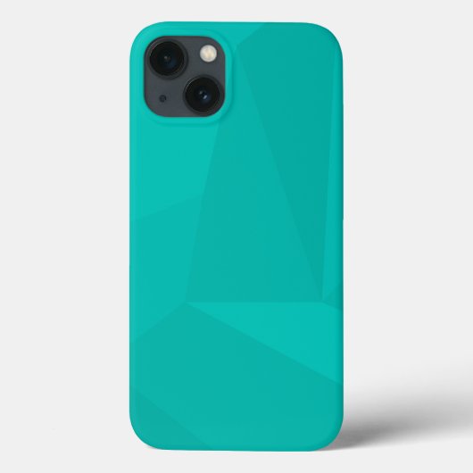 ターコイズ, モダン,カッコいいトレンディー幾何学模様 Case-Mate iPhoneケース (裏面)
