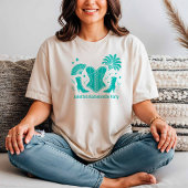 ターコイズ ラスベガス ショーガール ブライズメイド バチェロレッテ パーティー Tシャツ