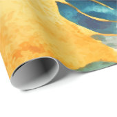 ターコイズ ラッピングペーパー (ロールコーナー)