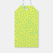 ターコイズ&レモントロピカルサマービーチ結婚式 ギフトタグ (裏面)