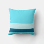 ターコイズ（分割線+任意2色） クッション (裏面)