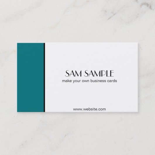 ターコイズ 名刺 (正面)