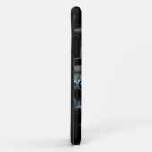 ターコイズ – 石として黒モノグラムiphoneケース Case-Mate iPhoneケース (裏面/右)