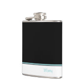 ターコイズ（紋章の）フラ・ダ・リ フラスク (左)