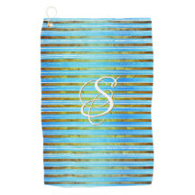 ターコイズ、緑、白のストライプ 