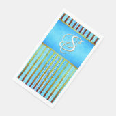 ターコイズ、緑、白ストライプ色 (コーナー)