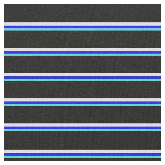 ターコイズ、青、ラベンダー、および黒 ファブリック (クローズアップ)