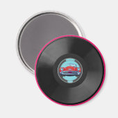 ターコイズ, vinyl-record1,車 マグネット (正面/裏面)