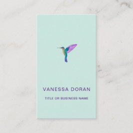 ターコイズHummingbird名刺 名刺