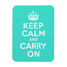 ターコイズKeep Calm and Carry On