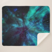 ターコイズNパープルネブラ シェルパブランケット (正面(横))