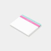 ターコイズWhtモロッコ#5ホットピンク2名モノグラム ポストイット (アングル)