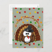 ターコル – 感謝祭のカードなど シーズンポストカード (正面/裏面)