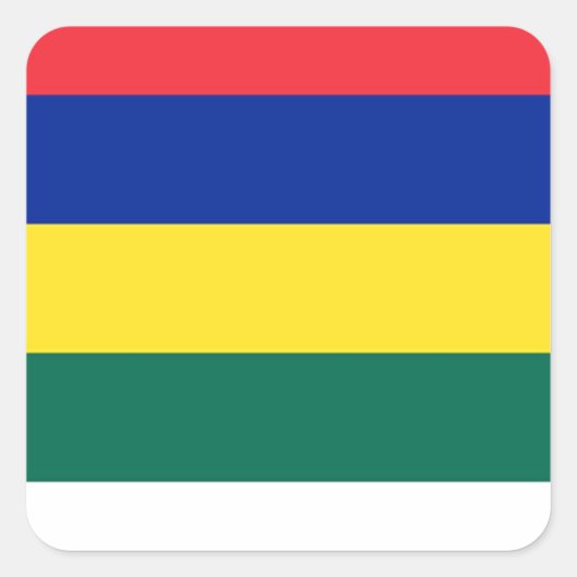 ターシェリング国旗 スクエアシール (正面)