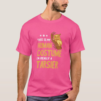 ターシエールの人間の衣装ターシエールボホールフィリピンアン Tシャツ