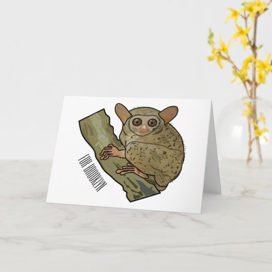 ターシエール漫画イラストレーション カード (黄色い花)