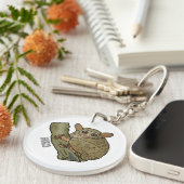 ターシエール漫画イラストレーション キーホルダー (正面右)