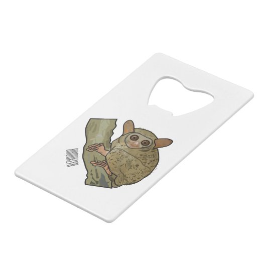 ターシエール漫画イラストレーション クレジットカード栓抜き (正面アングル)