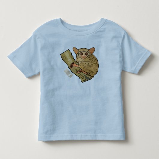 ターシエール漫画イラストレーション トドラーTシャツ (正面)