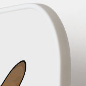 ターシエール漫画イラストレーション ピックルボールラケット (左詳細)