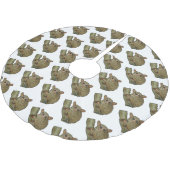 ターシエール漫画イラストレーション ブラッシュドポリエステルツリースカート (アングル)