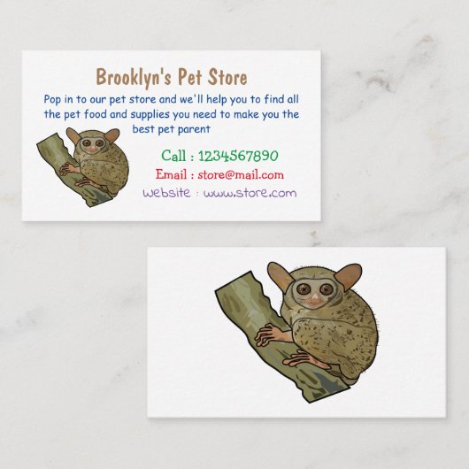 ターシエール漫画イラストレーション 名刺 (正面/裏面)