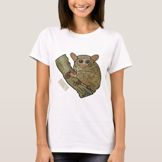 ターシエール漫画イラストレーション Tシャツ (正面)