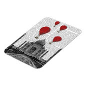 タージマハルとレッドホットエアバルーン マグネット (左側)