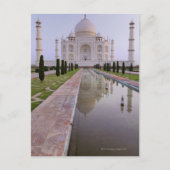 タージマハルは完全に静かな中に反映された ポストカード (正面)