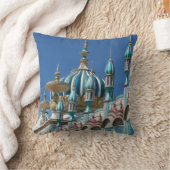 タージマハルアトランティックシティ建物ファサード クッション (ブランケット)