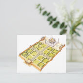 タージマハルアドラ・インド。墓と庭園 ポストカード (スタンド正面)