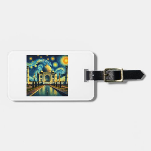 タージマハルインディアスターリーナイト ラゲッジタグ (正面横)
