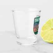 タージマハルインドトラベルアートヴィンテージ ショットグラス (左)