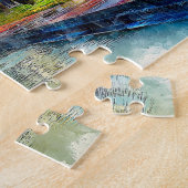 タージマハルウォーター絵を描カラー ジグソーパズル (側面)