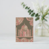 タージマハルオリエンタルボヘミアンスタイル 名刺 (スタンド正面)