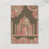 タージマハルオリエンタルボヘミアンスタイル 名刺 (正面)