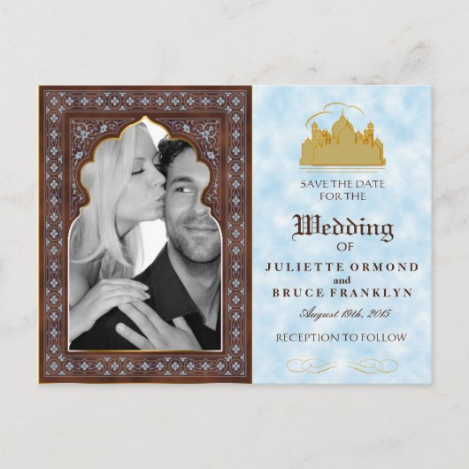 タージマハルオリエンタルボヘミアンスタイル 案内ポストカード (正面)