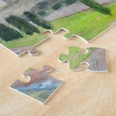 タージマハルジグソーパズルカラフル- 芸術的 ジグソーパズル (側面)