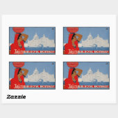 タージマハルホテル(ボンベイインド) 長方形シール (シート)