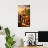 タージマハル古代インディアン絵画ズポスター ポスター (ホームオフィス)