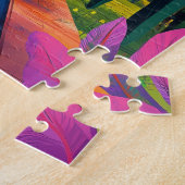 タージマハル。インドのアグラ。 ジグソーパズル (側面)