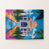 タージマハル。インドのアグラ。 ジグソーパズル (横)