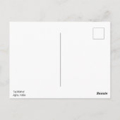 タージマハル ポストカード (裏面)