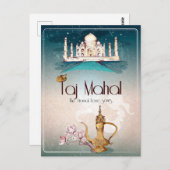 タージマハル ポストカード (正面/裏面)