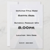 タージマハル 招待状 (裏面)