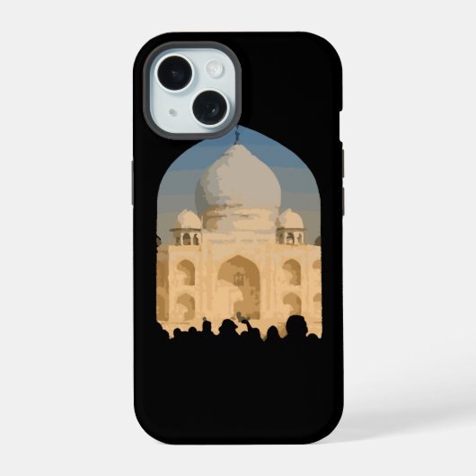 タージマハルIphoneケース iPhone 15ケース (裏面)