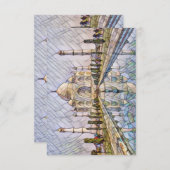 タージマハールバイミラサットカラベル 招待状 (正面/裏面)