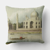 タージ・マハルの皇帝Shah Jehanの墓 クッション (裏面)