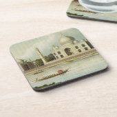 タージ・マハルの皇帝Shah Jehanの墓 コースター (左側)