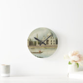 タージ・マハルの皇帝Shah Jehanの墓 ラウンド壁時計 (ホーム)